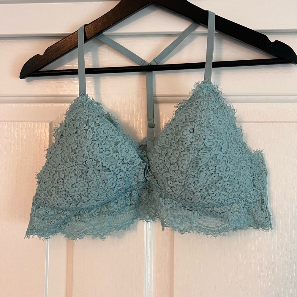 Aerie Lace Bralette in Soft Blue